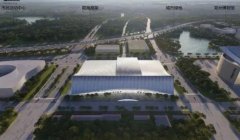 正在建设的文化交流中心项目将填补郑州西区会展中心场